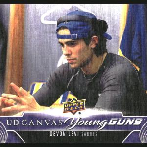 2023-24 Upper Deck UD Canvas #C228 Devon Levi Young Guns RC Rookie Clearance Best Store To Get