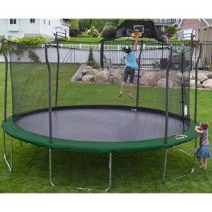 15' Round Trampoline with Safety Enclosure #HA147 Buy Online Cheap Pice