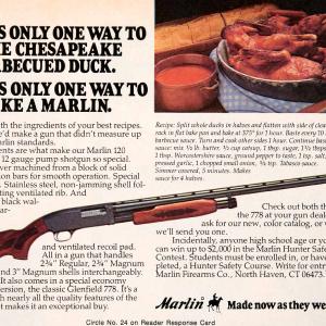1979 Ad Marlin Firearms Riflt Hunting Steel Bars Release Shell Rib Stock SF3 Cheap Pice Original