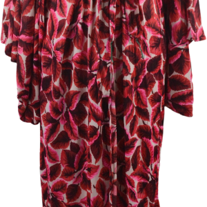 60s Red and Pink Leaf Style Robe by The University Sportswear by The University Sportswear Buy Cheap Big Sale