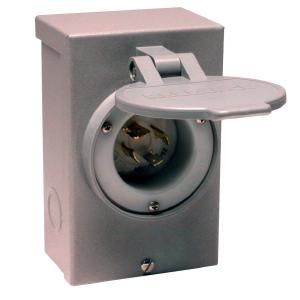Reliance Controls PB-30 Generator Power Cord Inlet Box, 30 Amp Outlet Manchester Great Sale