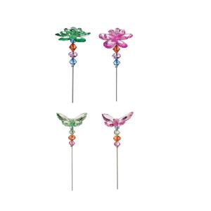 Meadow Creek ZAC84G570 Decorative Garden Stakes, 14" Discount Cheapest Pice