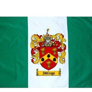 Iddings Coat of Arms Flag / Family Crest Flag Cheap Pice Original