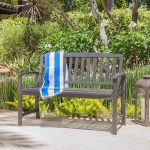Loja Outdoor Acacia Wood Bench Free Shipping Popular