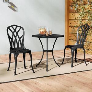 Karns Aluminum 3 Piece Bistro Set (#561) Sale Good Selling
