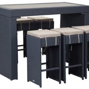 Sanders Outdoor Bar Set, Titanium Best Place Sale Online