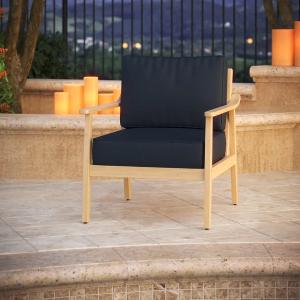 Sand & Stable 2 - Piece Outdoor Sunbrella Seat/Back Cushion 25'' W x 26'' D Sale 2025