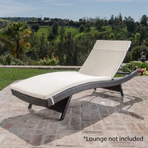 Salem Outdoor Water Resistant Chaise Lounge Cushion, Beige Dr165 The Cheapest Cheap Pice