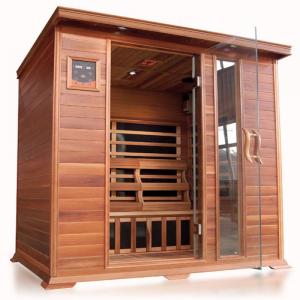 Sunray Savannah 3 Person Cedar Sauna w/Carbon Heaters -HL300K Best For Sale