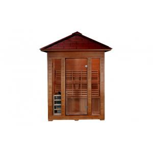 Sunray Eagle Outdoor 2 Person Outdoor Sauna w/Ceramic Heaters -HL200DS Outlet Visit