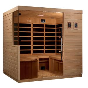Golden Designs Dynamic La Sagrada 6 Person Ultra Low EMF FAR Infrared Sauna Big Discount Online
