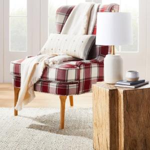 Indoor/Outdoor Faux Concrete Stump Accent Table Brown Outlet Classic