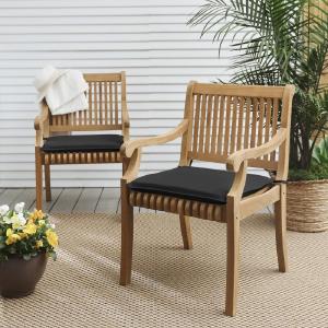 Indoor/Outdoor Sunbrella Chair Pad (Set of 2), 2'' H x 19'' W x 17'' D Shop For