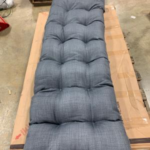 Indoor Tory Palm Outdoor Tufted Bench Swing Cushion, 56 x 18", Green Many Kinds Of Sale Online