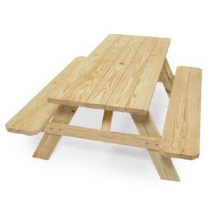 Outdoor Essentials 524995 Rectangle Picnic Table, Wood, 72 inches Cheap With Credit Card