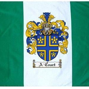 A'Court Coat of Arms Flag / Family Crest Flag Discount Get To Buy