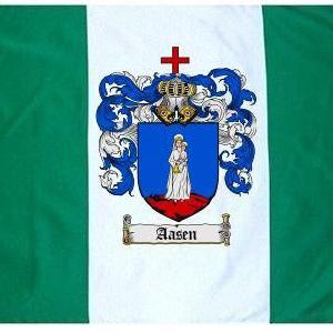 Aasen Coat of Arms Flag / Family Crest Flag Official Site Cheap Online