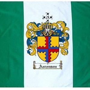 Aaronson Coat of Arms Flag / Family Crest Flag Online Cheap Online