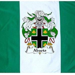 Abaeto Coat of Arms Flag / Family Crest Flag With Credit Card