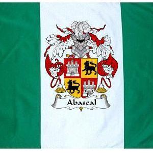 Abascal Coat of Arms Flag / Family Crest Flag Free Shipping Recommend