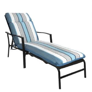 Sundeck Stripe Outdoor Chaise Lounge Cushion Outlet Good Selling