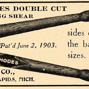 1912 Ad Rhodes Manufacturing Double Cut Pruning Shear - ORIGINAL ADVERTISING GM1 Eastbay Cheap Online