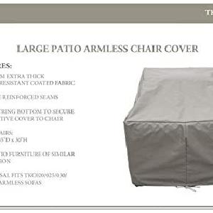 TK Classics Barbados/Florence/Miami/Fairmont/Cape Cod/Venice/Manhattan/Laguna Armless Protective, Grey Covers and Storage Outlet 100% Original