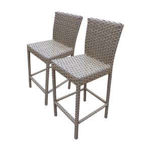 TK Classics Florence Wicker Patio Bar Stools (set of 2) pt1237 Excellent Sale Online