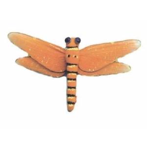 Accent Design Floral and Garden Accents Nylon Friend Dragonfly 5" Orange/Black Clearance Perfect