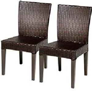 TK Classic Belle Dining Sun Bed, Espresso, 2-piece set Cheap Sale 2025