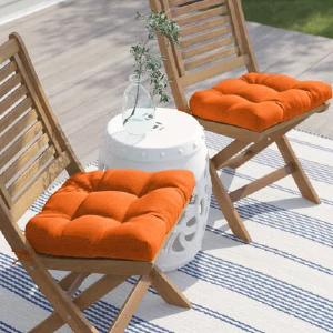 Three Posts Outdoor Seat Cushion 19'' W x 19'' D (Set of 2) Cheap Factory Outlet