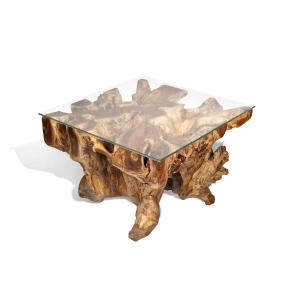 Organic Teak Table BASE ONLY K7285 Outlet Extremely
