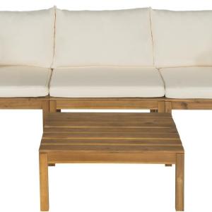 Safavieh Lynwood Collection PAT6713A Modular Outdoor Sectional Set AH270 Outlet Fashion Style