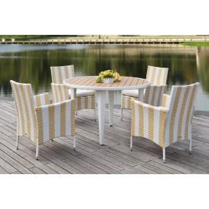 Safavieh Cooley Outdoor Contemporary Wicker 5 Piece Set with Cushion TTR409 Outlet Find Great