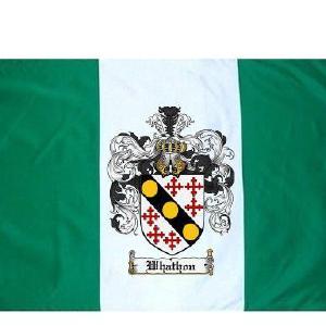 Whathon Coat of Arms Flag / Family Crest Flag Clearance Good Selling
