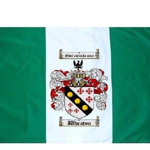 Wheaton Coat of Arms Flag / Family Crest Flag 2025 New Sale Online