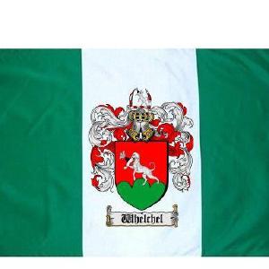 Whelchel Coat of Arms Flag / Family Crest Flag Cheap Low Pice Fee Shipping