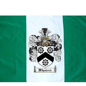 Whealock Coat of Arms Flag / Family Crest Flag Sale Ebay