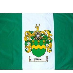 Whate Coat of Arms Flag / Family Crest Flag Authentic Cheap Pice