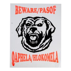 Complete Sign Beware Rottweiler Cheap Sale Finishline