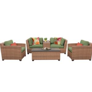 Laguna 6 Piece  Outdoor Wicker Patio Furniture Set 06d Sale Visit
