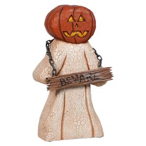 "Beware" Jack-O'-Lantern Ghost Clearance Order