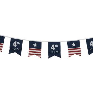 4th July Flag Garland Supply Sale Online
