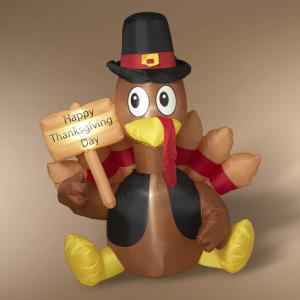 68.8" Electric Lighted Inflatable Turkey Latest Collections Online