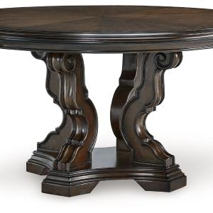 Maylee - Dark Brown - Dining Table Real Online