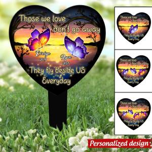 Personalized Those We Love Don't Go Away Heart Acrylic Plaque Stake Discount Footlocker Pictures