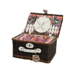 Decoris 40cm Wicker Basket Picnic Set With Credit Card Cheap Pice