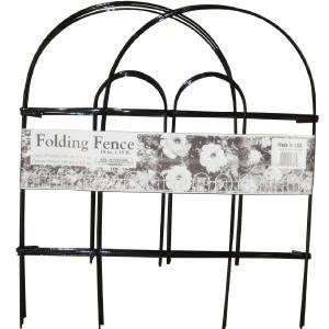 Glamos 776777 Folding Wire Fence, Black, 18" x 10' Cheap Sale From China