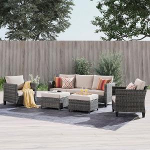 Patio Furniture Set, 5 Pieces Outdoor Wicker Rattan Set Buy Cheap Great Deals