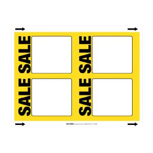 Centurion 7064590 Sale 4 Up Weatherproof Sign Sheet, Polyethylene, 11 in x 8.5 in Buy Cheap Cheapest Pice